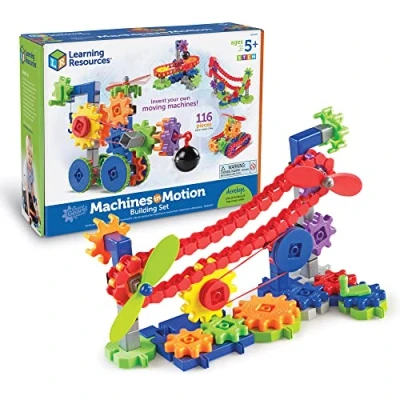 Image of Learning Resources Gears Machines in Motion Playset