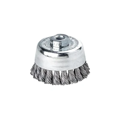 Image of Lessmann Knot Cup Brush 65mm M14x2.0, 0.50 Steel Wire