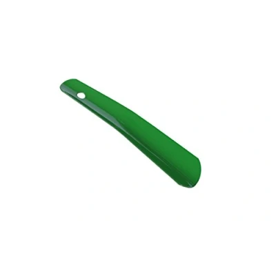 Image of Finest Shoe Horn Boot for Men and Women, Colourful, Durable Metal, Short Handled, by Kaps, 17 cm 6.70 inch, Green