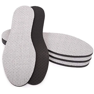 Image of Marol Activated Carbon Insoles for Sweaty Feet Shoe Grey 4 Pairs Size 3 14 (UK) Grey, Size: 46