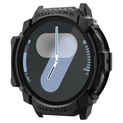 Image of Spigen Rugged Armor Case Black Samsung Galaxy Watch 7 44mm
