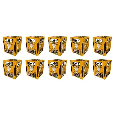 Image of 10 X JCB 3w = 35w LED GU10 3000k 100deg Warm White [Energy Class A+]