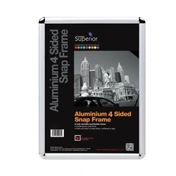 Image of Stewart Superior Snap Frame A3 Chrome ROUNDA3