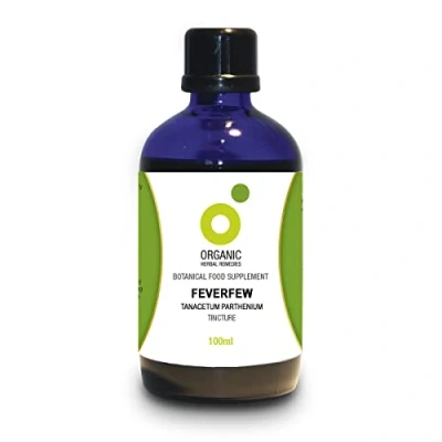Image of Organic Herbal Remedies 100ml Feverfew Tincture