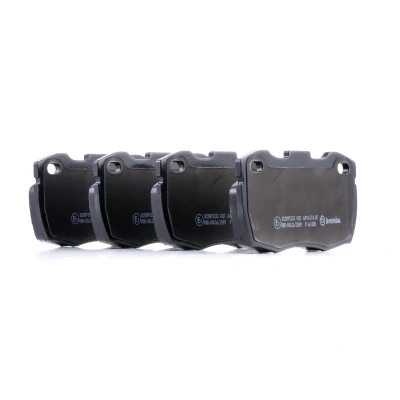 Image of 7551D671, 7552D671 Brake pad set BREMBO P 44 005 excl. wear warning contact without accessories LAND ROVER: Defender Pickup, Off Road