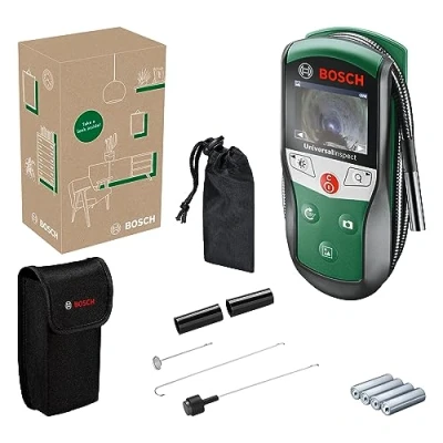 Image of Bosch Inspection Camera UniversalInspect (Ø8mm Endoscope for Ideal Quality Color Images with Flexible 0.95m Length and Integrated Memory Function, in E Commerce Cardboard Box)