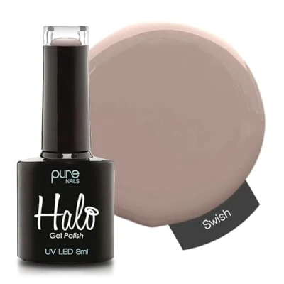 Image of Halo Gel Polish 8ml Swish. UV/LED Nail Polish, Long Lasting &amp; Easy To Apply. Soak Off Art Colours For Manicure Pedicure. Professional Home Use.