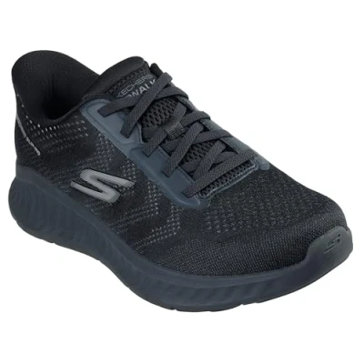 Image of Skechers Men&#039;s GO Walk Now Payton Sneaker, Black, 8 UK