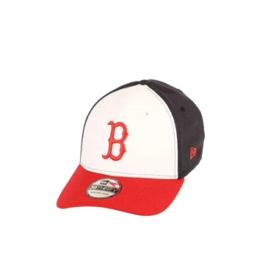 Image of New Era Boston Red Sox MLB Diamond White OTC 39Thirty Stretch Cap
