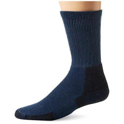Image of 1 Pair Dark Blue Hiking Thick Cushion Socks With Thorlon Men&#039;s 5 8 Mens Thorlos