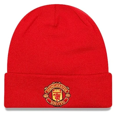 Image of New Era Winter Beanie Cuff Manchester United red