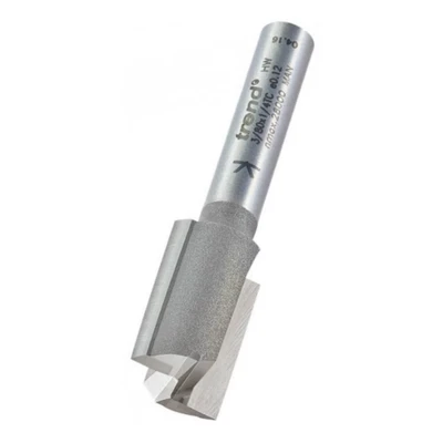 Image of Trend Professional Straight Two Flute Router Cutter Bit, 1/4 Inch Shank, 12.7mm Cut Diameter, Tungsten Carbide Tipped, 3/80X1/4TC