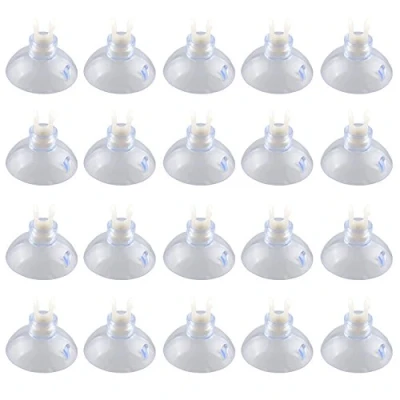 Image of HALJIA 20PCS 5MM Aquarium Fish Tank Suction Cups Airline Hose Pump Air Line Tubing Holder