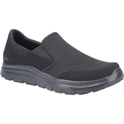 Image of Skechers Men&#039;s Flex Advantage SR MCALLEN Food Service Shoe, Black, 9 UK Medium