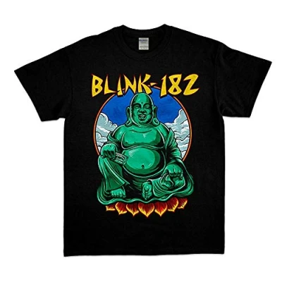 Image of Blink 182 Buddha Men&#039;s Black t Shirt Size s to 2XL
