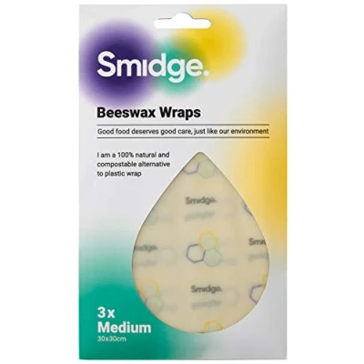 Image of Smidge Beeswax Wrap Medium 3 Piece Set