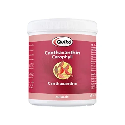Image of Quiko Canthaxantin/Carophyll 500g Supplementary food For all birds with red factor concentrated colouring and colour intensification canaries, fire siskins, woodland etc.