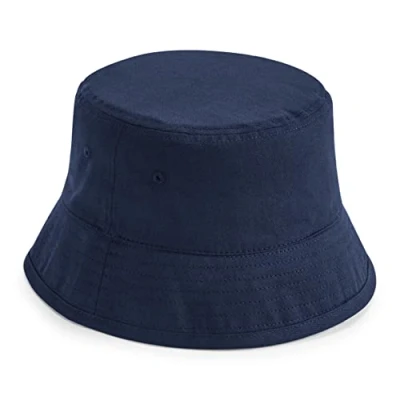 Image of Beechfield B90N Organic Cotton Bucket Hat Navy L/XL