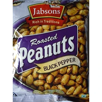 Image of Jabsons Roasted Peanuts Black Pepper 140g (Pack of 2)