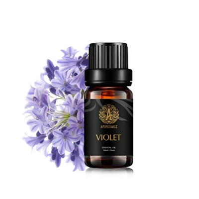 Image of Aromatherapy Essential Oil 100% Pure Violet Scented for Diffuser &amp; Humidifier, Therapeutic Grade Home, 0.33oz 10ml