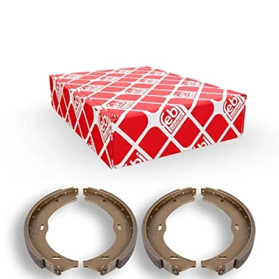 Image of 4474200001, 6394200220, 6394200220S1, A4474200001, A6394200220 Handbrake Shoes FEBI BILSTEIN 38531 Rear Axle MERCEDES BENZ: Vito Mixto, Van