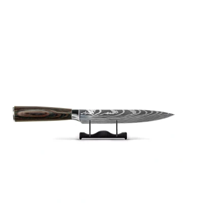 Image of Japanese carving knife 20cm damascus print