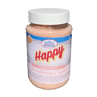 Image of Happy Hot Tubs Spa Aromatherapy Crystals 500g Bath Scent Tub Fragrance Aroma (Citrus Burst)