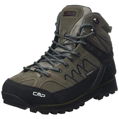 Image of CMP Men&#039;s Moon MID Trekking Shoes WP Hiking, Peat, 6.5 UK