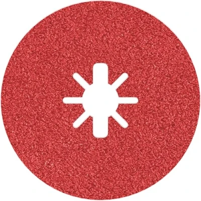 Image of Bosch Professional Fibre Sanding Discs Best (for Metal/Inox, X LOCK, R780, Diameter 125 mm, Grit Size 50, Bore Diameter: 22.23 mm), 1 disc