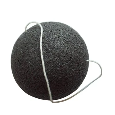 Image of Facial with Aktiviertem Bamboo Charcoal Sponge for Peeling and Deep Cleaning