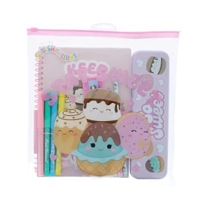 Image of Squishmallows Bumper Stationery Set School Supply Stationary Sets Supplies Squishmallow Gifts Large