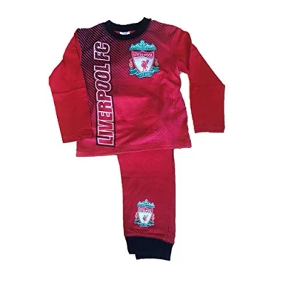 Image of Boys Official Football Club Pyjamas Age 4 12 Years (4 5 Years, Red Liverpool FC)