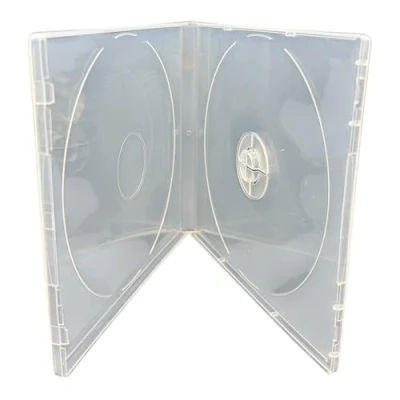 Image of 25 x Dragon Trading Clear Flexi CD/DVD Shatterproof Case 10.4 mm Spine