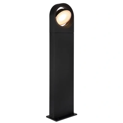 Image of Oko Outdoor Bollard Matt Black IP44 LED 3000K