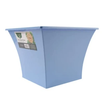 Image of FabFinds Plant Pots Square Planter (Verona 15cm, Blue)