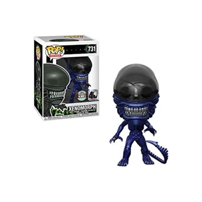 Image of Funko Vinyl POP! MOVIES SPECIALTY SERIES: Alien 40th Xenomorph (Blue Metallic)