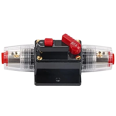 Image of EBTOOLS 1PC 12 24V 50Amp 100Amp Circuit Breaker Reset Fuseholder Alloy and Plastic Car Boat Fuse Holder Waterproof(80A)