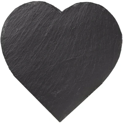 Image of Dudoplatz Slate Serving Plate, Heart Shaped (25 x 25 cm)