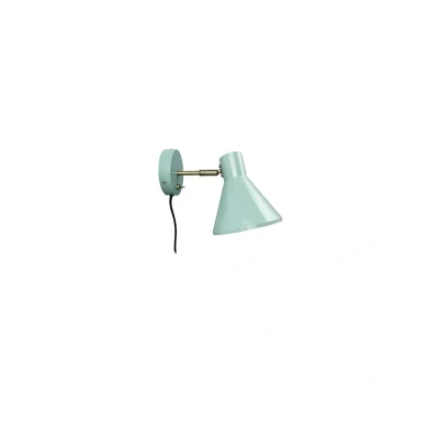 Image of Dyberg Larsen Sleep wall lamp, mint green, Ø 15 cm, steel