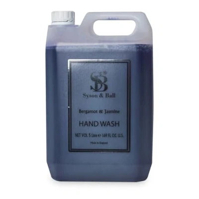 Image of We Can Source It Ltd Hand Wash Bergamot &amp; Jasmine By Syson Ball 5 Litre Bottle