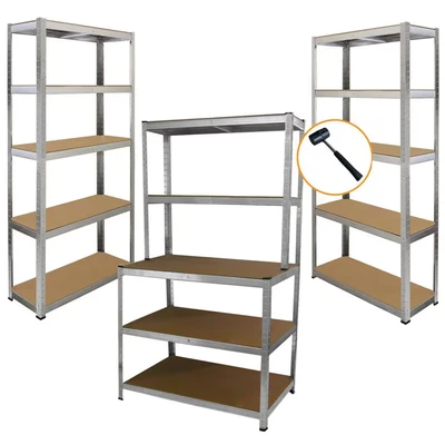 Image of MonsterShop 2 x 90cm Galwix &amp; Workbench Shelving Unit Mallet