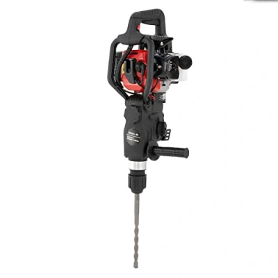 Image of Gasoline Demolition Hammer 32.7CC Concrete Road Breaker Jackhammer Petrol 2 Stroke Jack Drill for Plumbing Mechanical Installation Construction