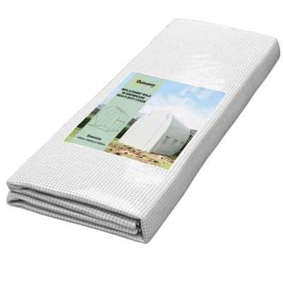 Image of Outsunny 3 x 2 2m Replacement Greenhouse Cover with Windows White 845 382V03WT