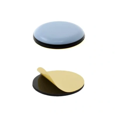 Image of Lifeswonderful PTFE Teflon Furniture Glides Round Self Adhesive Sliders Variety of Sizes (63mm, Qty 4)