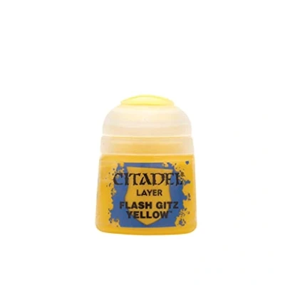 Image of Games Workshop Citadel Colour Layer: Flash Gitz Yellow (12ml) Paint