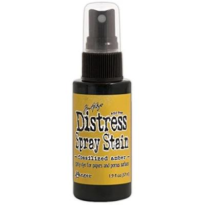 Image of Ranger Distress Spray Stain 1.9oz Fossilized Amber,
