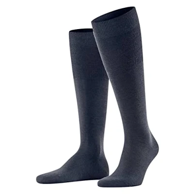 Image of Falke Airport KH Knee high socks, Men&#039;s, Size: 10/11, Space blue