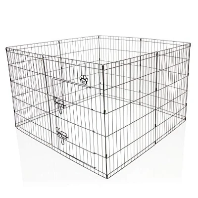 Image of Cozy Pet Medium Puppy Playpen for Dogs Puppies Rabbits Guinea Pigs, Play Pen Whelping Dog Cage Crate Rabbit Run 4 Sizes PP02. (We do not ship to out of area postcodes)