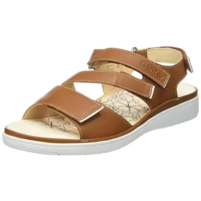 Image of Ganter Women&#039;s GINA Sandal, Cognac, 10 UK