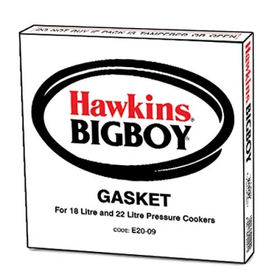 Image of Hawkins Gasket Sealing Ring for 18 L &amp; 22 Bigboy Pressure Cookers, Black